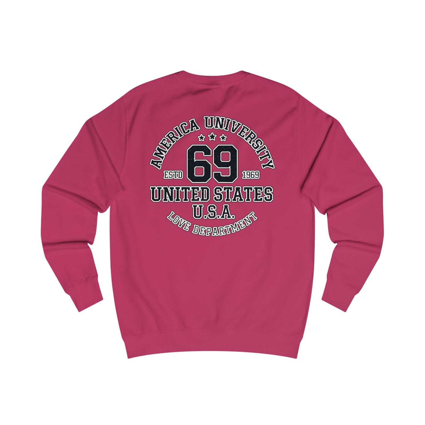 1969 Love Dept. Sweatshirt: Unisex College Hoodie
