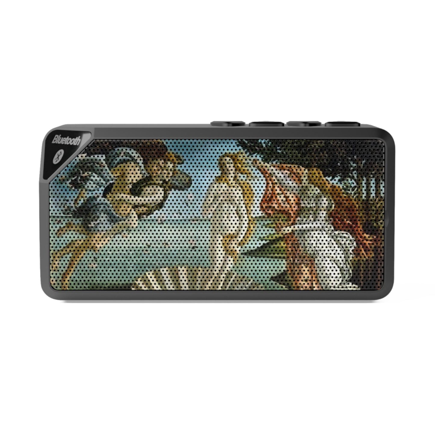 Artistic Bluetooth Speaker: Vintage Art Design, Wireless Music