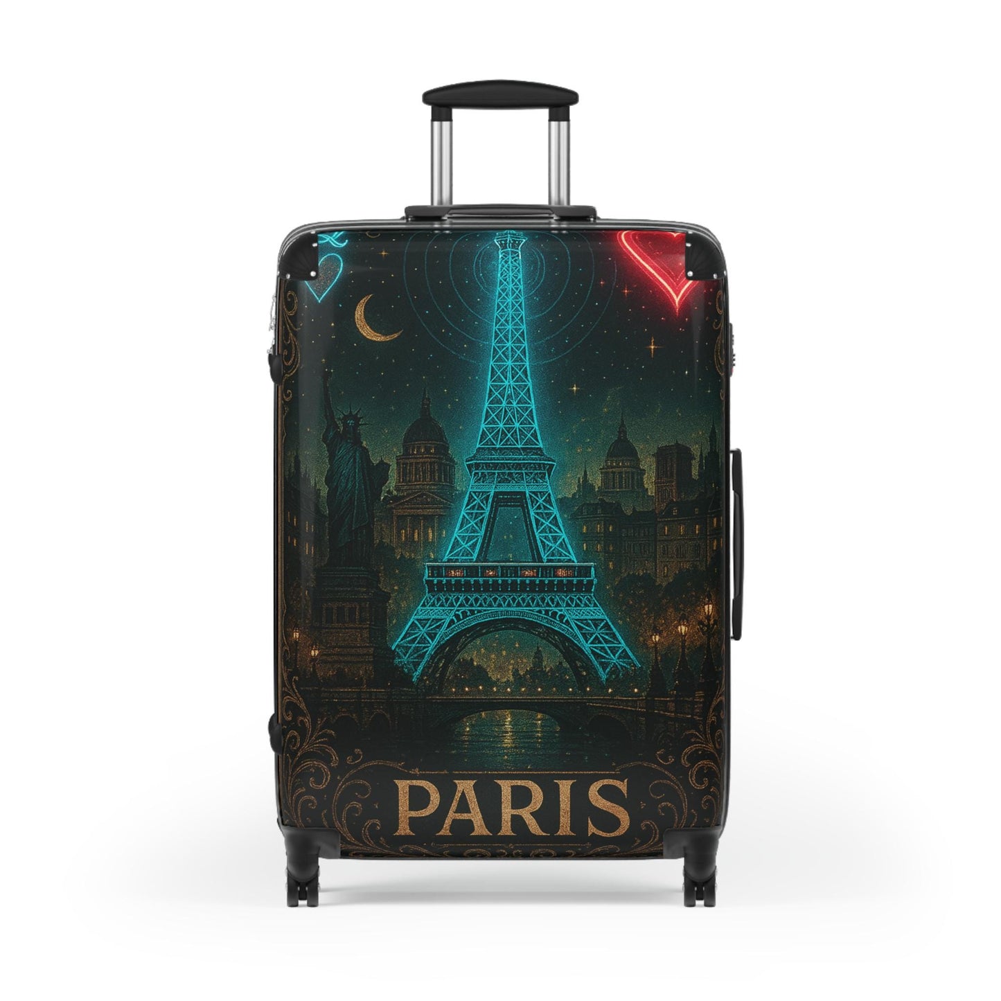 Eiffel Tower Suitcase: Parisian Travel Luggage for Adventure