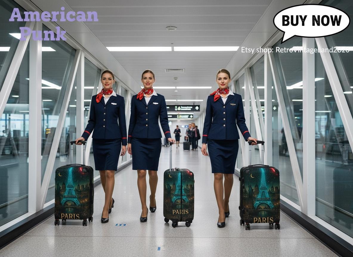 Eiffel Tower Suitcase: Parisian Travel Luggage for Adventure