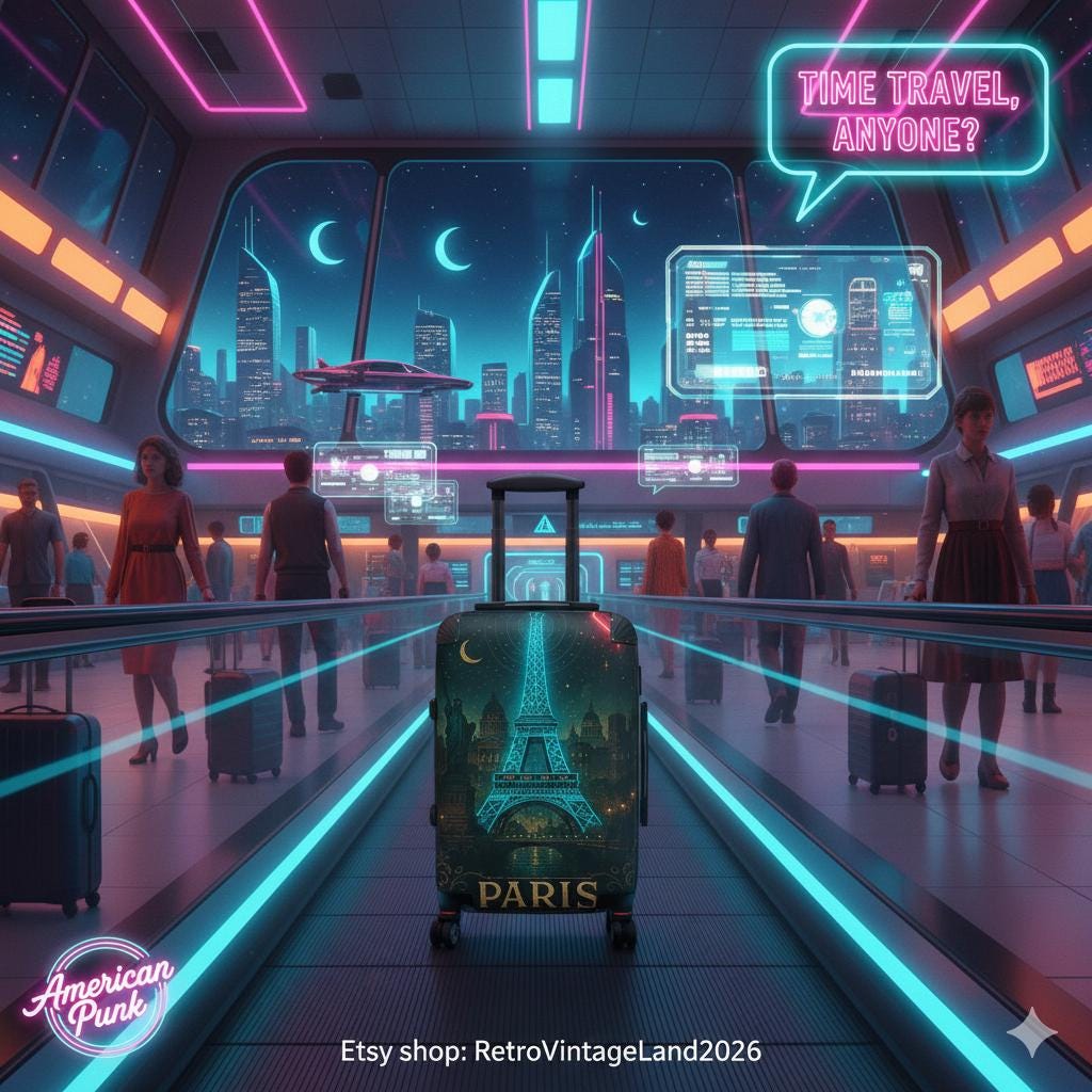 Eiffel Tower Suitcase: Parisian Travel Luggage for Adventure