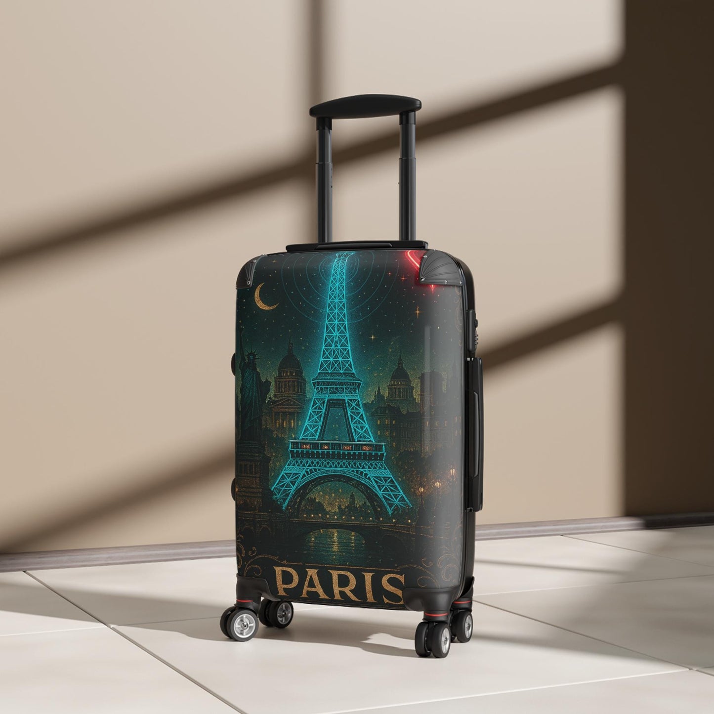 Eiffel Tower Suitcase: Parisian Travel Luggage for Adventure